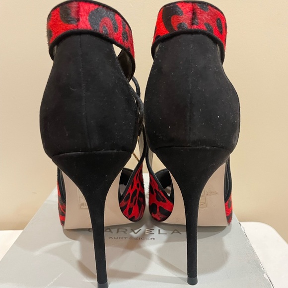 ***NIB***KURT GEIGER CALF HAIR ANIMAL PRINT Heels (39) - Picture 5 of 13